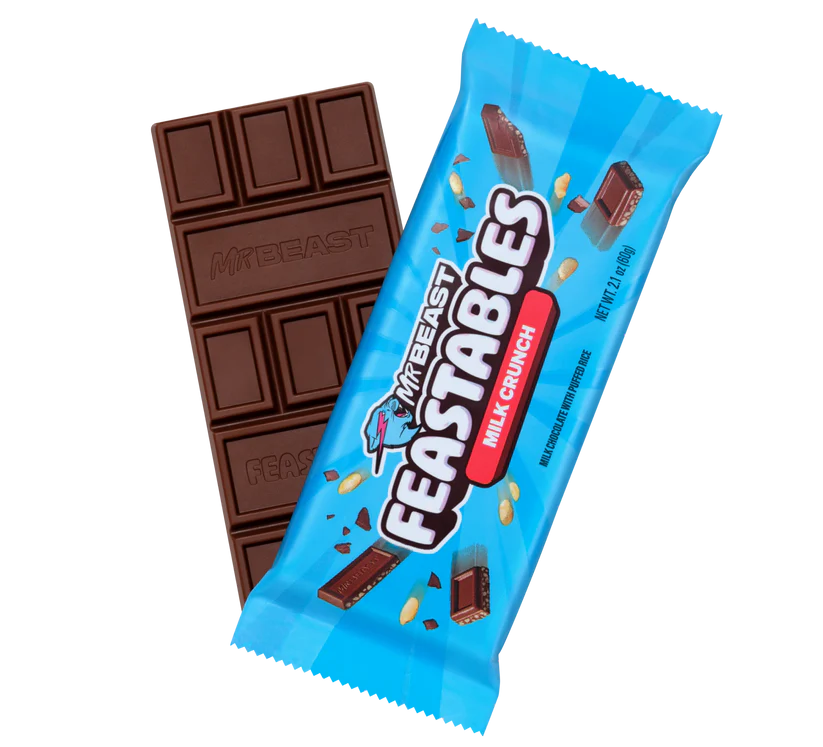 Feastables Milk Crunch Bar